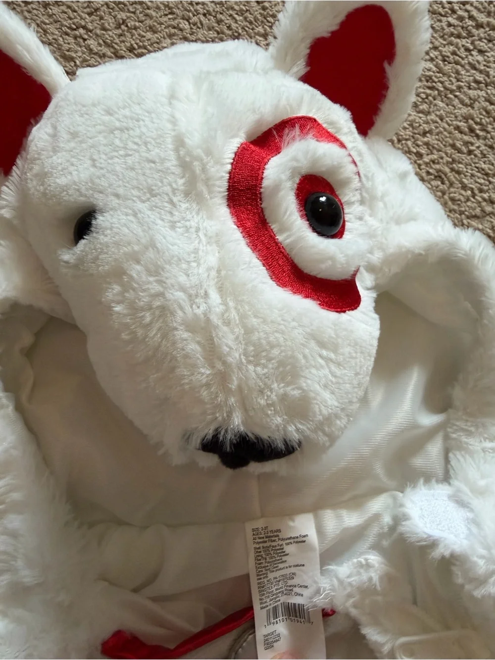 Target 🎯 Bullseye Dog Costume size 2/3T